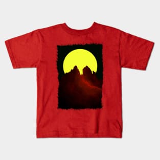 The bright yellow sun Kids T-Shirt